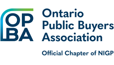Ontario Public Buyers Association. Official Chapter of NIGP